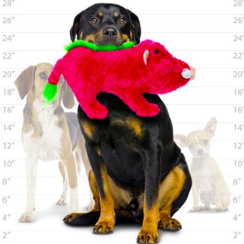 Mighty Safari Warthog Plush Dog Toy