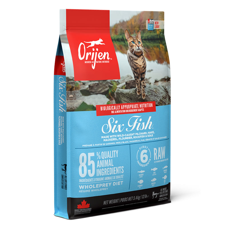 ORIJEN™ Six Fish Dry Cat Food – Wild-Caught Fish