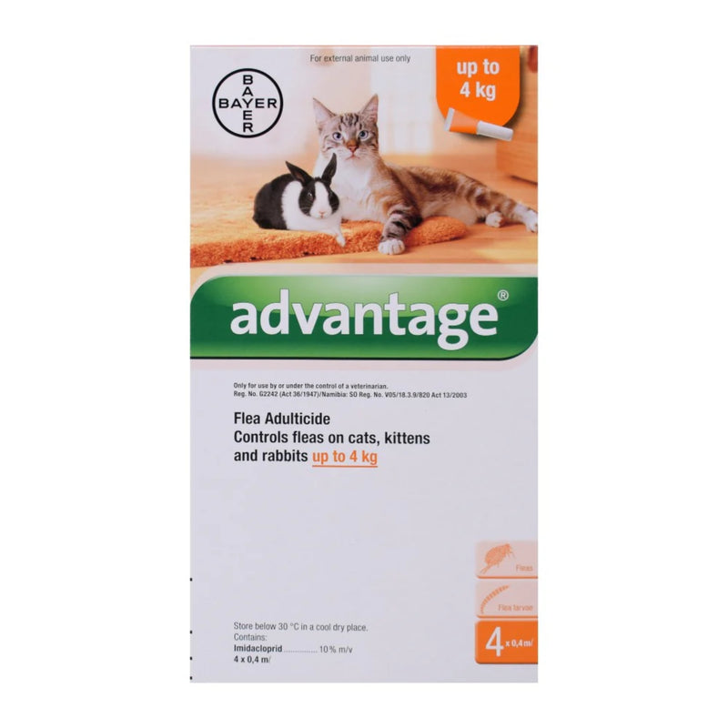 Advantage Spot-On Flea Treatment for Cats, Kittens & Rabbits