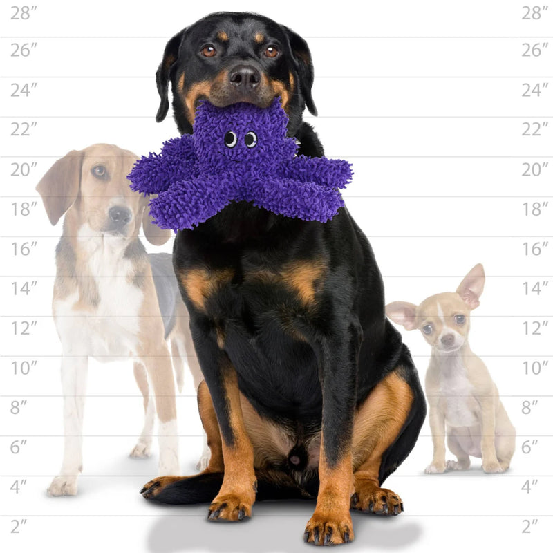 Mighty Microfiber Ball Octopus Durable Plush Dog Toy