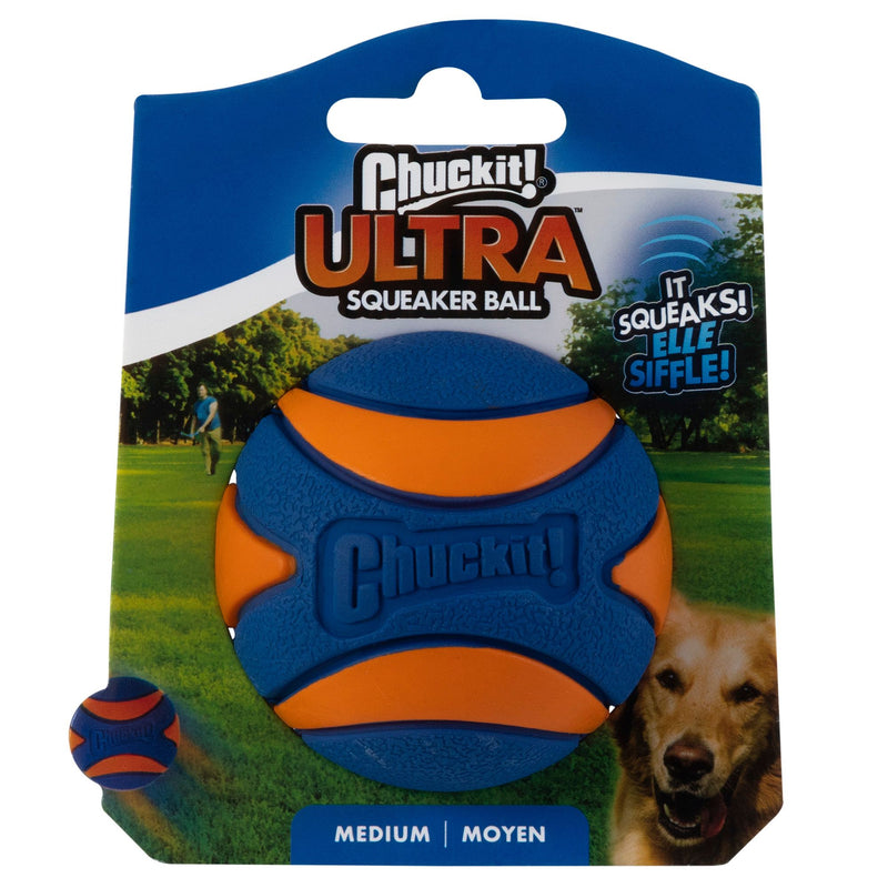Chuckit! Ultra Squeaker Ball Fetch Dog Toy