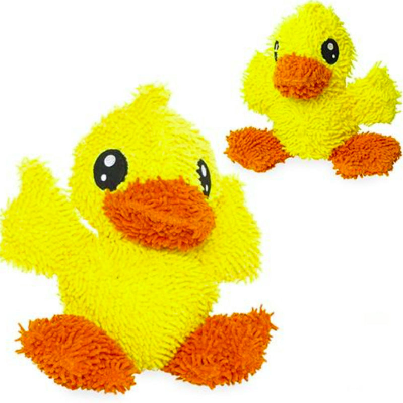 Mighty Microfiber Duck Plush Dog Toy