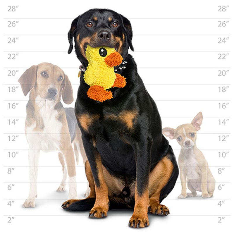 Mighty Microfiber Duck Plush Dog Toy