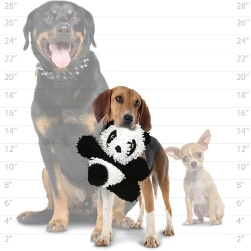 Mighty Microfiber Panda Plush Dog Toy