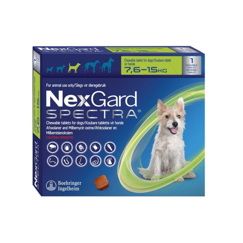 NexGard Spectra Chewable Tick & Flea Tablets for Dogs