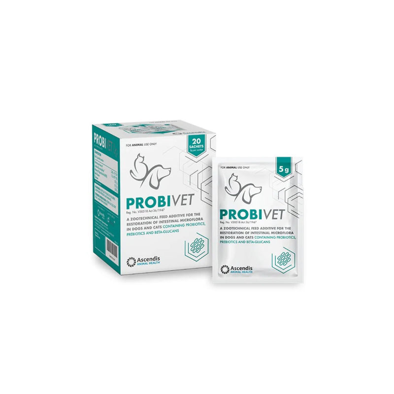 ProbiVet Sachets Probiotic Supplement for Dogs & Cats 20 x 5g