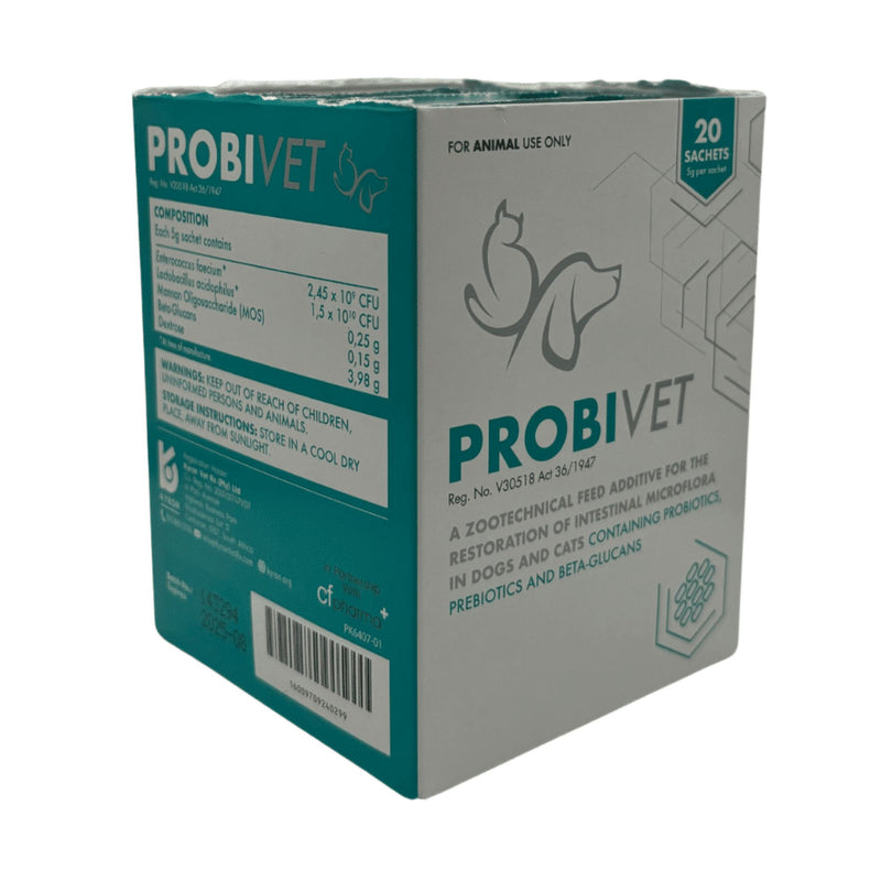 ProbiVet Sachets Probiotic Supplement for Dogs & Cats 20 x 5g