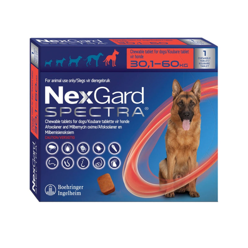 NexGard Spectra Chewable Tick & Flea Tablets for Dogs