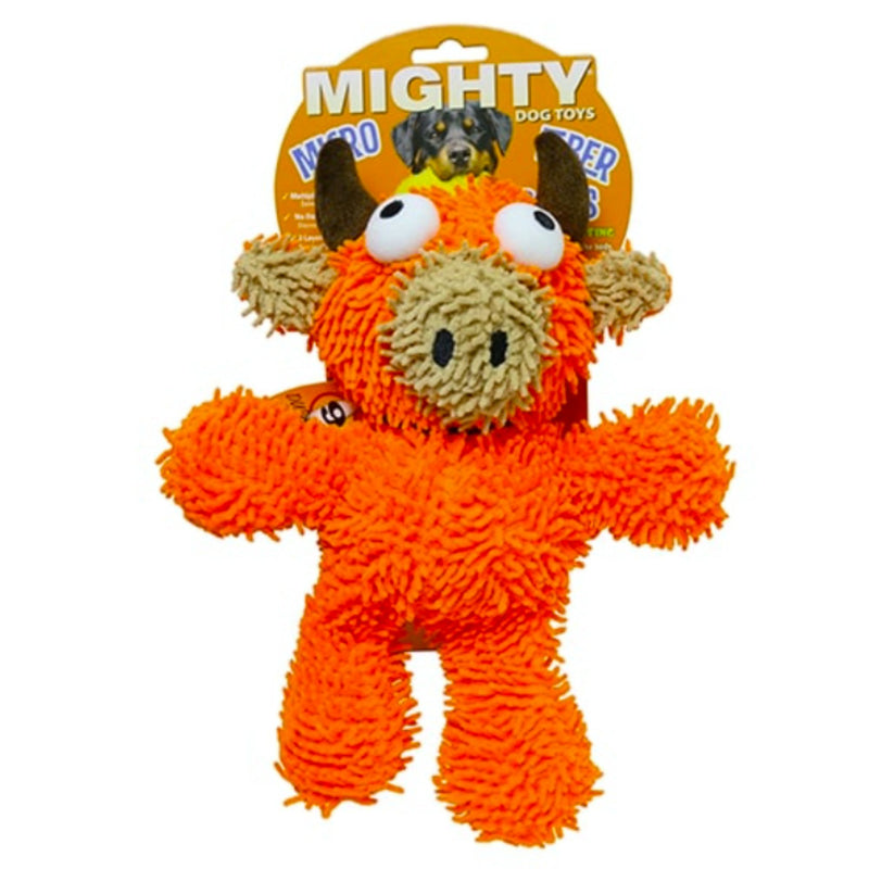 Mighty Microfiber Bull Plush Dog Toy