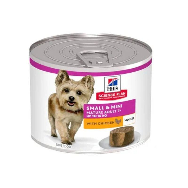 Hill's Science Plan Mature Adult Small & Mini Wet Dog Food Chicken Mousse