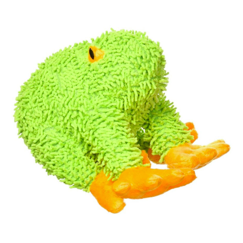 Mighty Microfiber Frog Plush Dog Toy