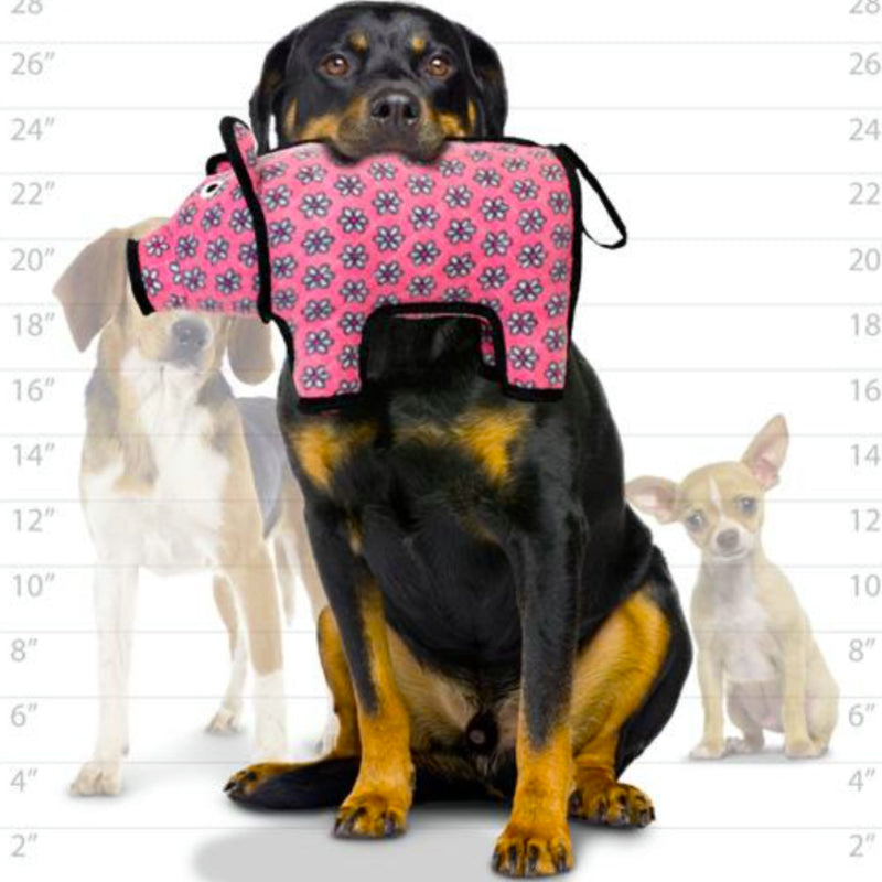 Tuffy Barnyard Pig Plush Toy