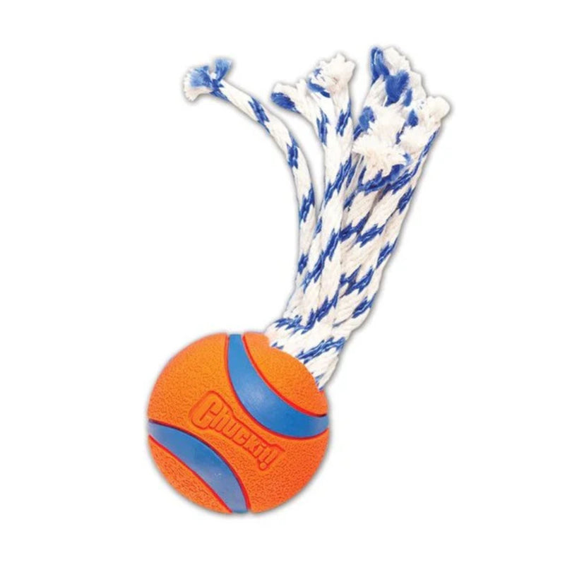 Chuckit! Ultra Toss Launcher Compatible Rubber Ball with Rope
