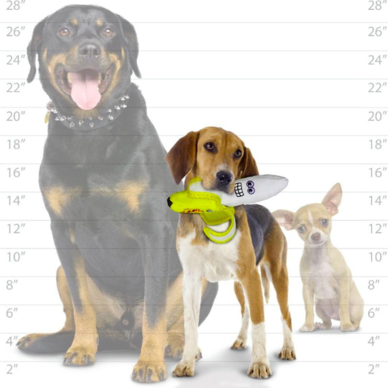 Tuffy® Funny Food Banana Plush Dog Toy