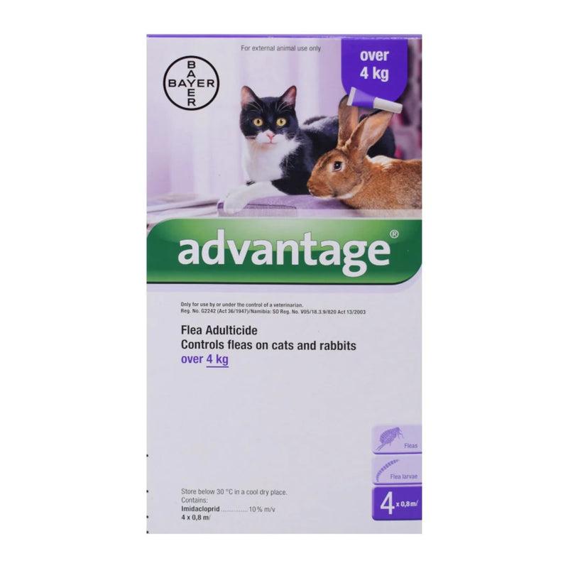 Advantage Spot-On Flea Treatment for Cats, Kittens & Rabbits