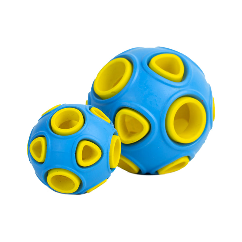 Zugo Whirlball Rubber Toy Interactive Brain-Teaser Treat Ball for Dogs