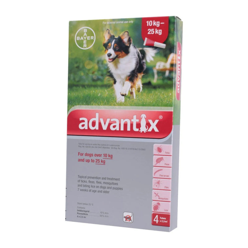 Advantix Spot-On Flea & Tick Treatment for Dogs – Medium to XL Sizes