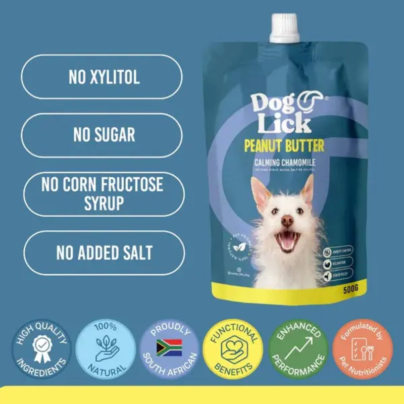 Dog Lick Calming Peanut Butter 500g