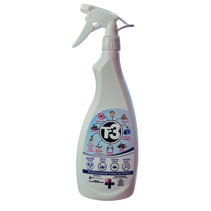 TR3 Multipurpose External & Internal Shield Veterinary-Grade Antimicrobial Disinfectant and Natural Gut Cleanser for Pets