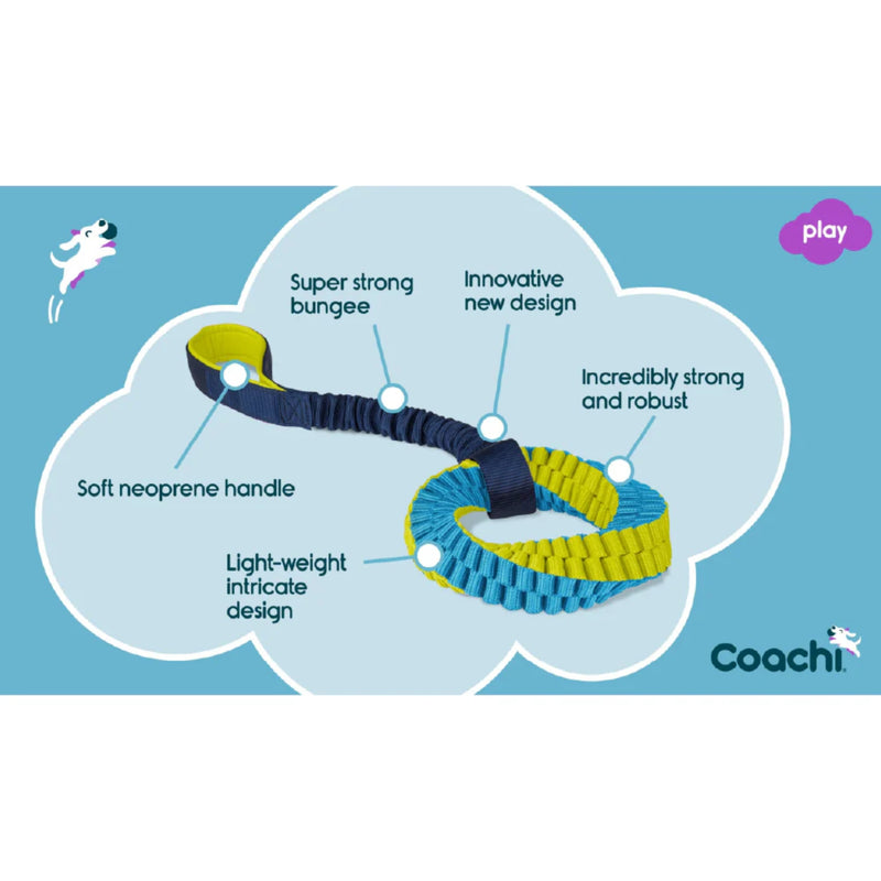 Company of Animals Coachi Tuggi Helix Bungee Tug Dog Toy
