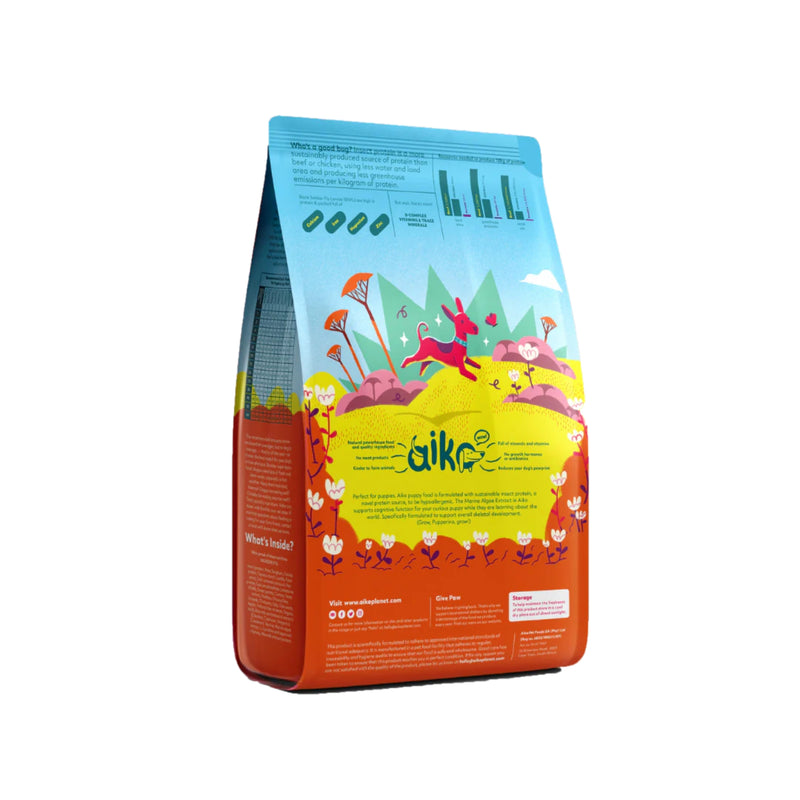 Aiko Puppy Dry Dog Food – Hypoallergenic Insect Protein