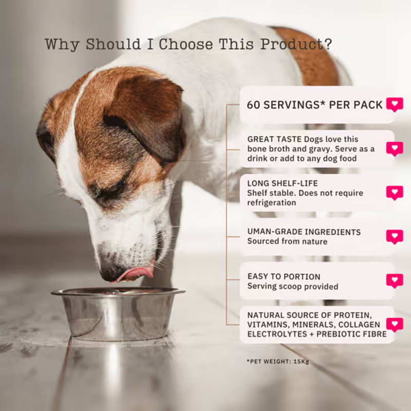 NutriFlex Chicken Bone Broth for Dogs & Cats 180g