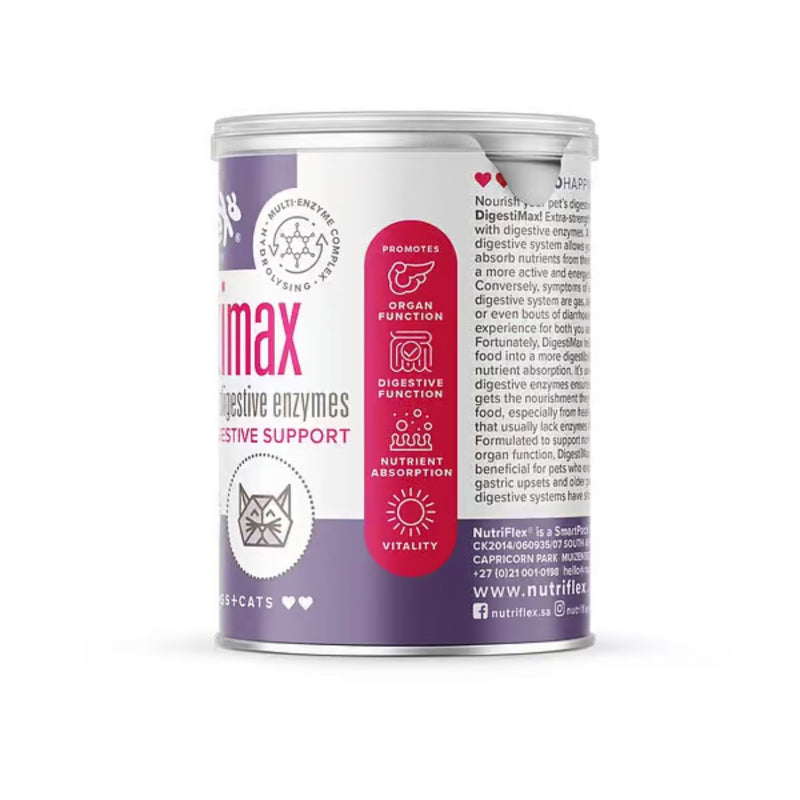 NutriFlex DigestiMax Extra-Strength Probiotics For Dogs And Cats