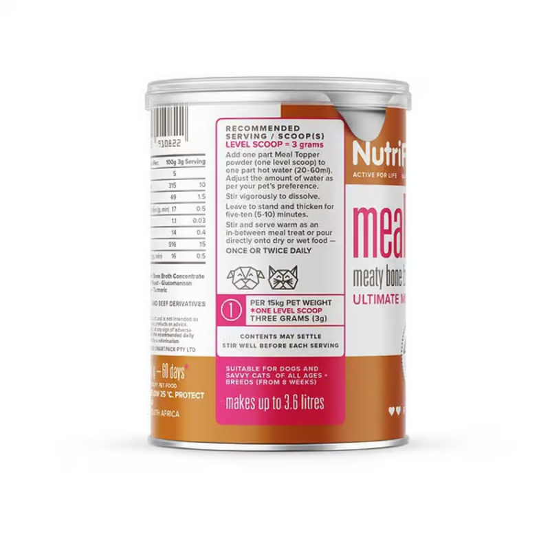 NutriFlex Chicken Bone Broth for Dogs & Cats 180g