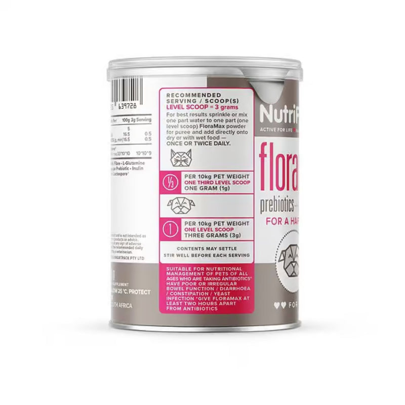 NutriFlex FloraMax Probiotic for Dogs and Cats 180g