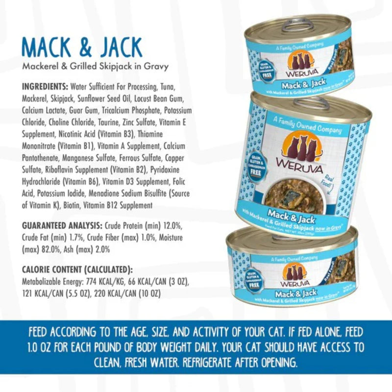 Weruva Mack & Jack Canned Cat Food