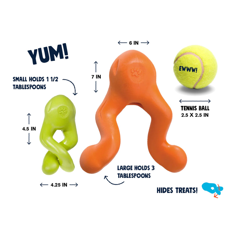 West Paw Zogoflex Tizzi® – Twist & Treat Dog Toy