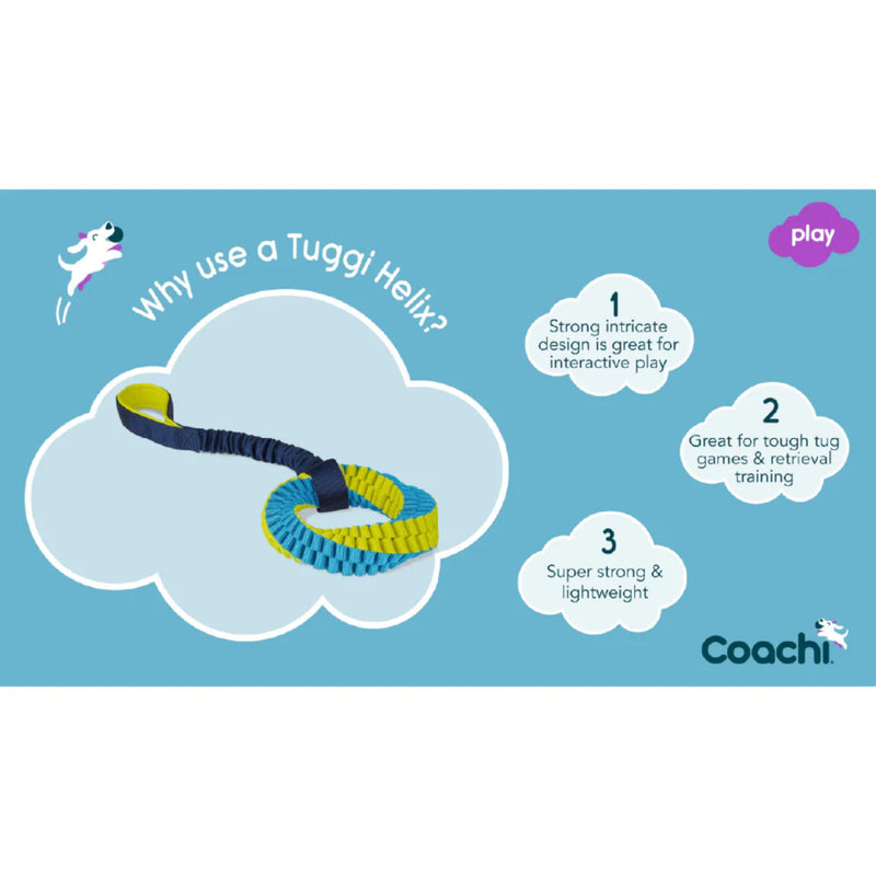 Company of Animals Coachi Tuggi Helix Bungee Tug Dog Toy