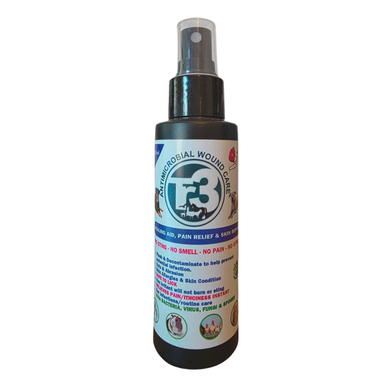 TR3 Antimicrobial Wound Spray – Colloidal Silver Topical Spray for Pets