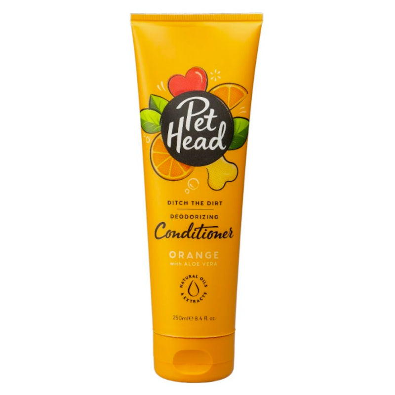 Pet Head Ditch The Dirt Deodorising Dog Conditioner – Orange & Aloe Vera