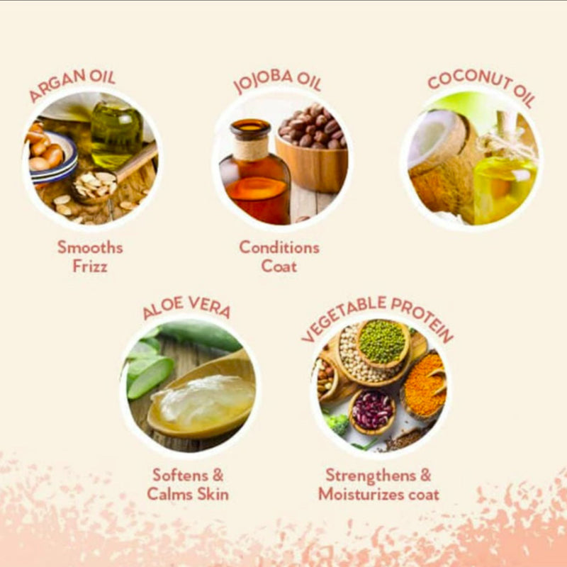 Pet Head Quick Fix 2-in-1 Dog Shampoo – Peach & Argan Oil, 300ml