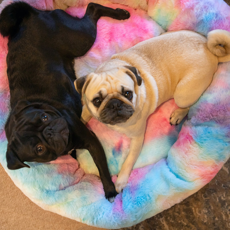 Dog's Life Calming Donut Cuddler Bolster Bed