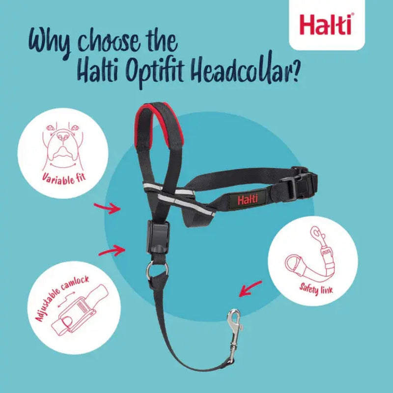 Halti OptiFit Adjustable Head Collar