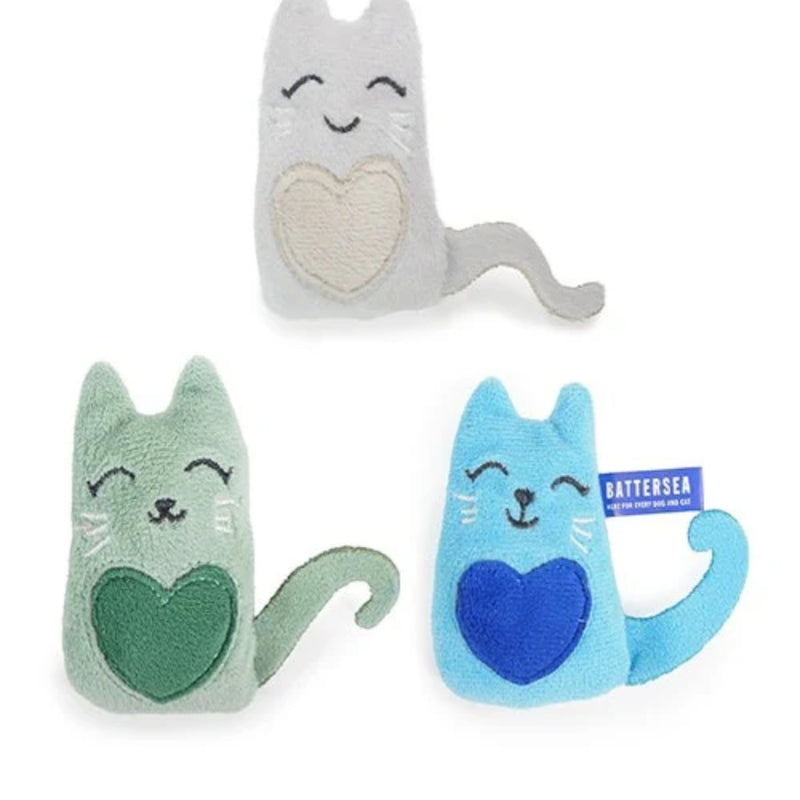 Rosewood Battersea Catnip Cat Toys – Set of 3