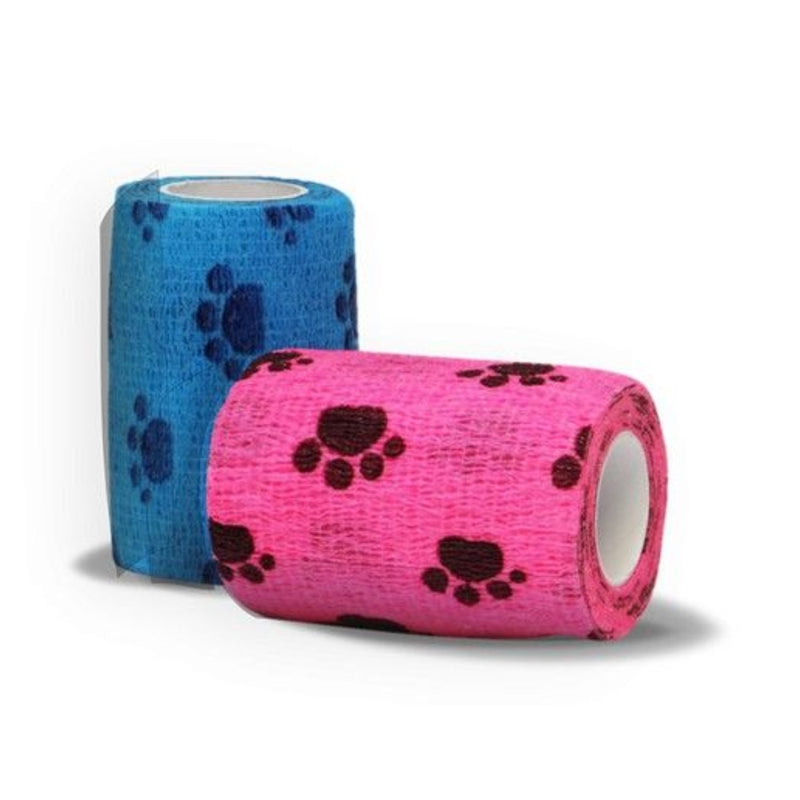 Cipla Sticky-Band VT Paw Print Cohesive Pet Bandage