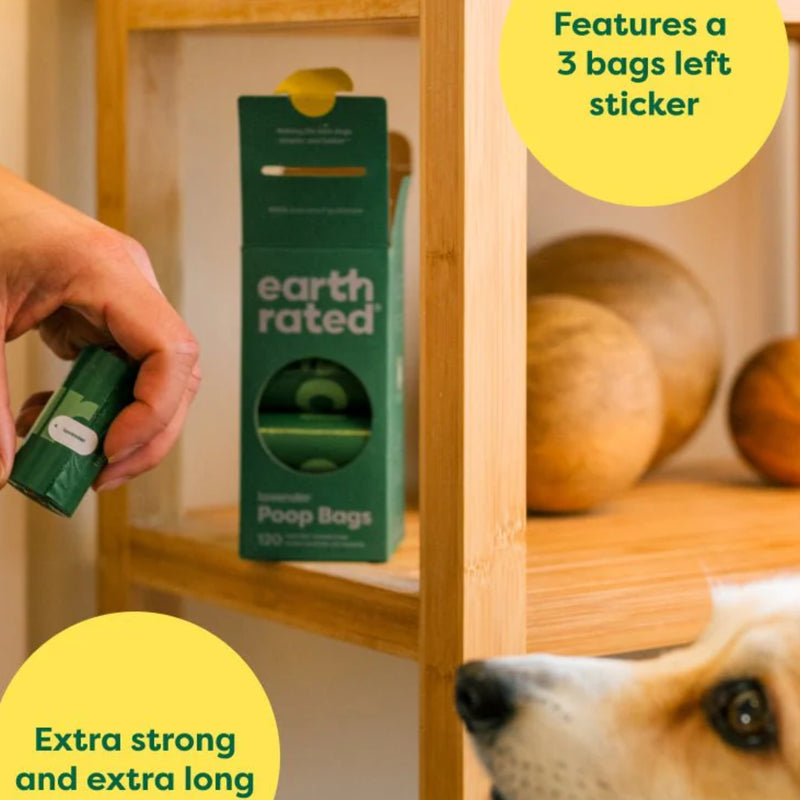 Earth Rated Poop Bags on Refill Rolls