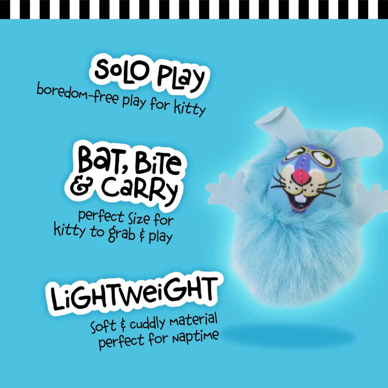Fat Cat Classic Fluff Bunny Cat Toy