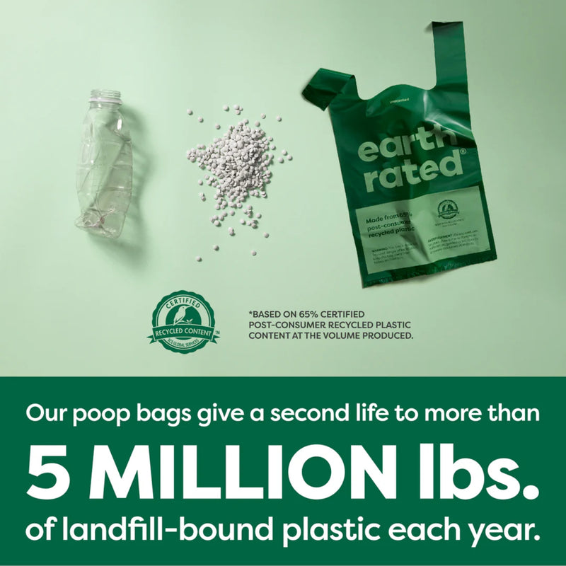 Earth Rated 120 Easy-Tie Handle Poop Bags