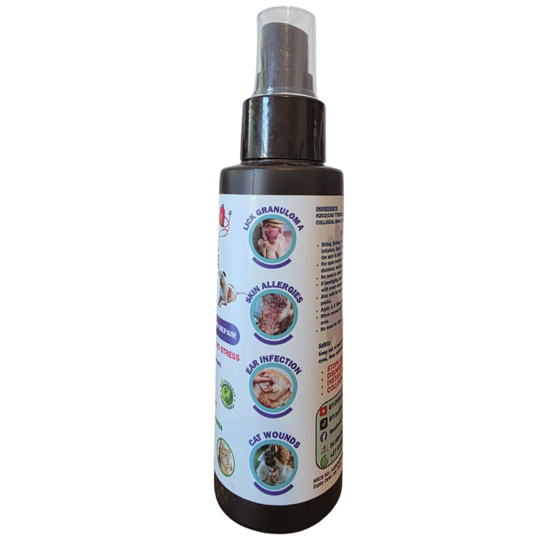 TR3 Antimicrobial Wound Spray – Colloidal Silver Topical Spray for Pets