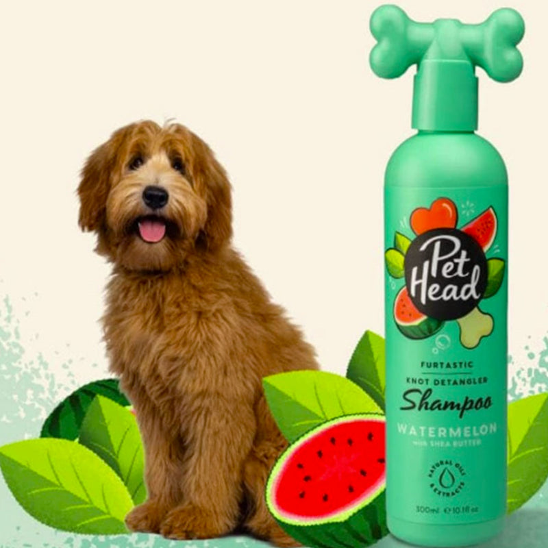 Pet Head Furtastic Knot Detangler Shampoo – Watermelon with Shea Butter