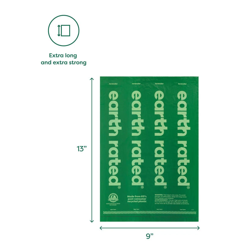 Earth Rated Poop Bag Dispenser with 15 Bags