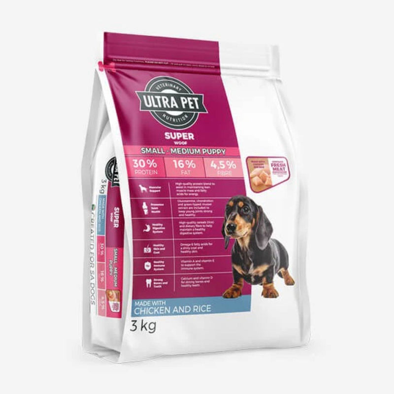Ultra Pet Superwoof Small to Medium Puppy Chicken Dry Dog Food