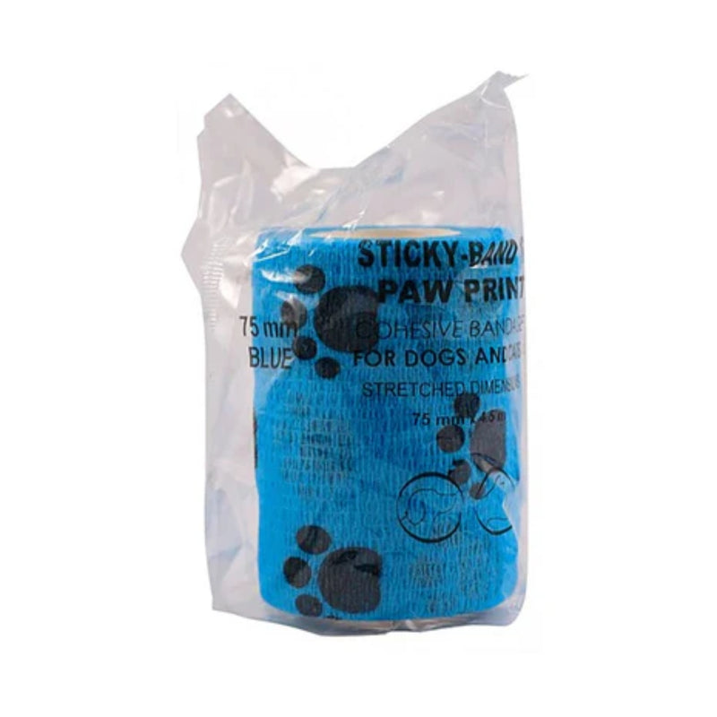 Cipla Sticky-Band VT Paw Print Cohesive Pet Bandage