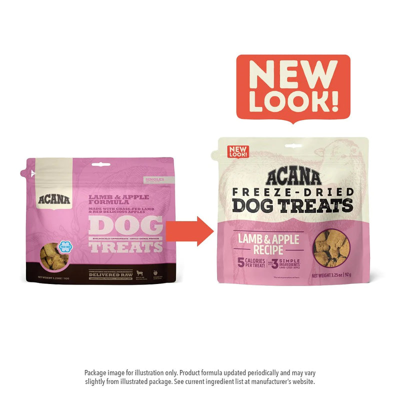 ACANA™ Lamb & Apple Freeze-Dried Dog Treats – Grass-Fed, Grain-Free, Single Protein