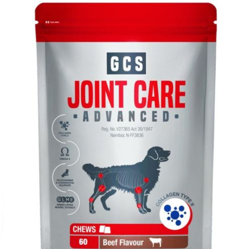 GCS Joint Care Advanced Chews for Dogs – Beef Flavoured Joint Supplement