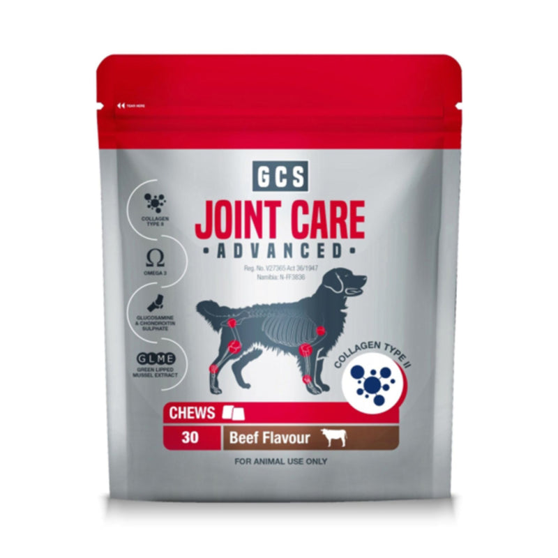GCS Joint Care Advanced Chews for Dogs – Beef Flavoured Joint Supplement